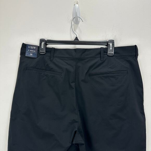 J.Crew 9" Tech Short Stretch UPF Moisture Wicking Mens Casual Black W 36 NWT - Picture 7 of 11